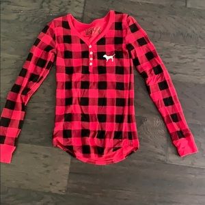 vs pink pajama shirt